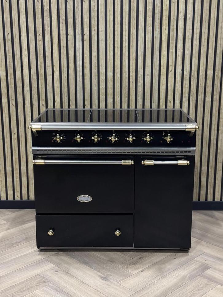 Prachtige Lacanche Zwart 100cm Keramisch + hete lucht, Elektronische apparatuur, Fornuizen, Keramisch, Grill, Ophalen of Verzenden