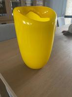 Vaas, Huis en Inrichting, Woonaccessoires | Vazen, Ophalen, Geel, Minder dan 50 cm, Glas