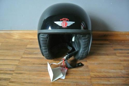 Davida motorhelm, toonzaalmodel, als nieuw (model 6), Motoren, Kleding | Motorhelmen, Jethelm, XS, Overige merken, Nieuw met kaartje