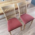 6 Chaises en placage hêtre, Maison & Meubles, Chaises, Rouge, Enlèvement, Bois, Cinq, Six Chaises ou plus