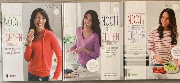 Sandra Bekkari - Nooit meer diëten 3-5, Boeken, Kookboeken, Ophalen of Verzenden