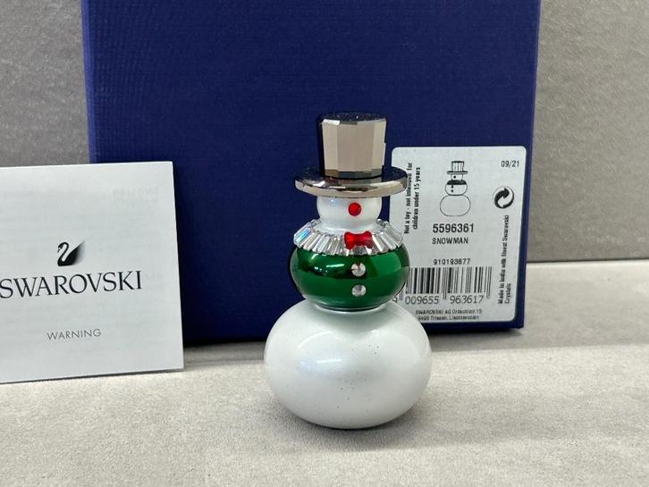 Swarovski Holiday Cheers Sneeuwman 5596361, Verzamelen, Swarovski, Nieuw, Figuurtje, Ophalen of Verzenden