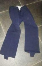 [2183]broek donkerblauw -groen-zwart vintage NIEUW, Nieuw, Ophalen of Verzenden, Maat 36 (S), Overige kleuren