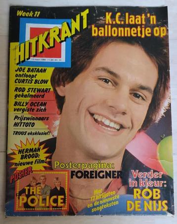 Hitkrant week 11 (13 maart 1980) (poster The Police)