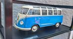 Volkswagen T1 1962 Samba Blue and White 1:18ème, Ophalen of Verzenden, Nieuw, Auto, Solido