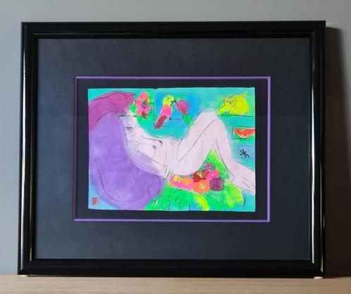 Originele Walasse Ting, Antiek en Kunst, Kunst | Schilderijen | Klassiek, Ophalen
