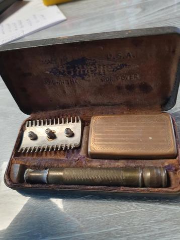 Coffret rasoir vintage complet Gilette U.S.A.