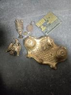 Antieke antieke collectie adelaar koperen inktpot, Ophalen of Verzenden