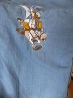 Blauw denim overhemd met Disneyland borduursel, Gedragen, Blauw, Halswijdte 41/42 (L), Disneyland