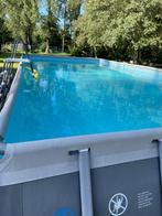 Opzetzwembad intex ultra XTR frame pool 975x488, Tuin en Terras, 300 cm of meer, 400 cm of meer, Gebruikt, Rechthoekig