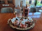 Belgian Royal koffiemakerset koper en porselein, Antiek en Kunst, Ophalen