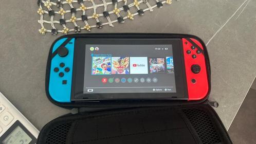 Nintendo switch topstaat 130€, Games en Spelcomputers, Spelcomputers | Nintendo Switch, Zo goed als nieuw, Ophalen