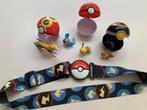 POKEMON: Clip'n Go PokéBall riem + 3 ballen + 4 speelfiguren, Verzamelen, Ophalen