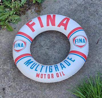 Bouée gonflable Fina motor oil vintage  beschikbaar voor biedingen