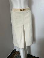 Céline vintage wollen rok FR42 ecru, Ophalen of Verzenden, Zo goed als nieuw