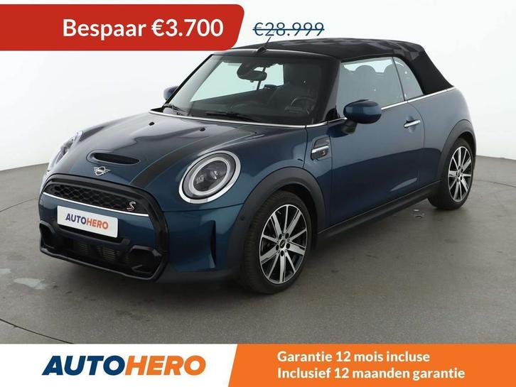 MINI Cooper S Cabrio Cooper S Sidewalk Edition (bj 2021), Auto's, Mini, Te koop, Cabrio, ABS, Achteruitrijcamera, Adaptive Cruise Control