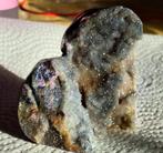 Regenboog druzy aura heart, Verzamelen, Ophalen of Verzenden