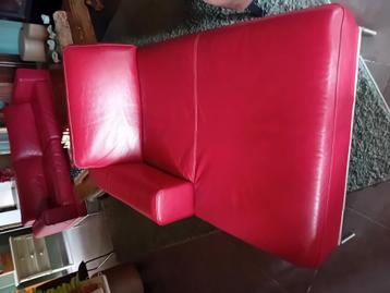 Longchair in leder beschikbaar voor biedingen