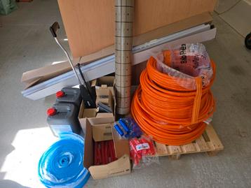 chauffage sol COMAP neuf + agrafeuse beschikbaar voor biedingen