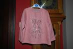 Pull Sweat"PURE BASIC" rose T110cm ou 4/5 ans Très Bon Etat, Fille, Pull ou Veste, Utilisé, Enlèvement ou Envoi