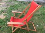 Strandstoel, Ophalen, Gebruikt, Hout, Inklapbaar