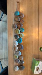 Houten plank met 21 potjes voor aperitief borrelhapjes, Ophalen of Verzenden, Zo goed als nieuw