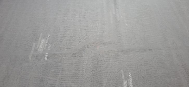 9 stuks vitrage wit met fraai dessin, Maison & Meubles, Ameublement | Rideaux & Stores à lamelles, Comme neuf, 200 cm ou plus