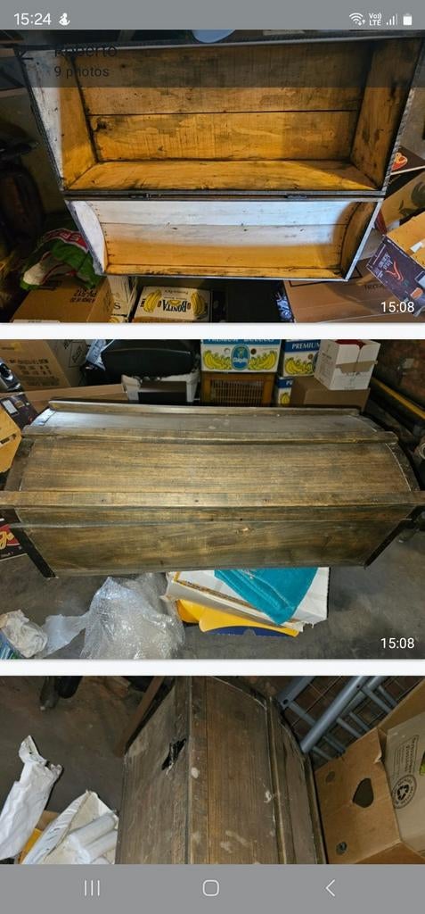 Coffre bois, Antiquités & Art, Enlèvement ou Envoi