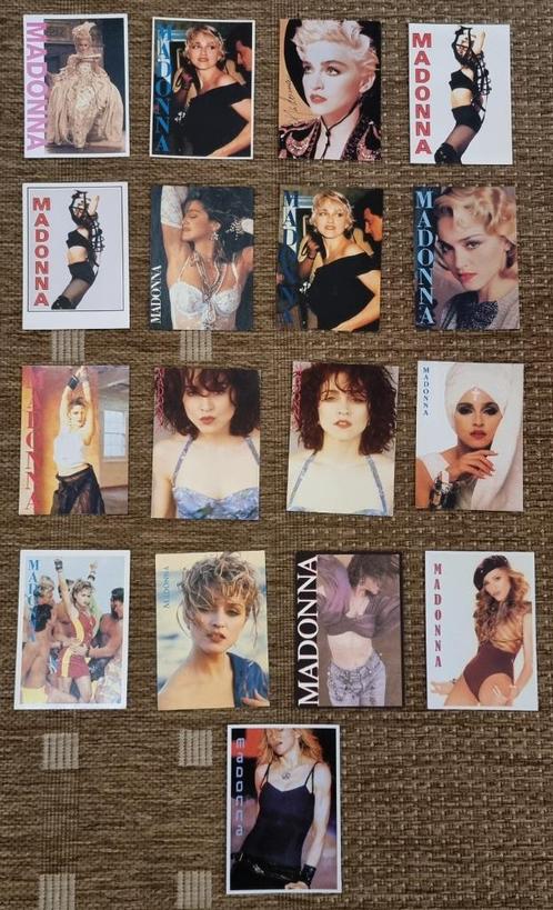 Madonna - 17 cartes postales, Collections, Cartes postales | Thème, Non affranchie, 1980 à nos jours, Stars et Célébrités, Enlèvement ou Envoi