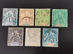 Réunion 1892 - koloniale alegorie, Postzegels en Munten, Ophalen of Verzenden, Overige landen, Gestempeld