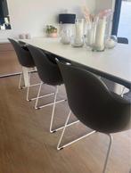 6 eetkamerstoelen, Huis en Inrichting, Stoelen, Ophalen, Zo goed als nieuw, Grijs, Vijf, Zes of meer stoelen