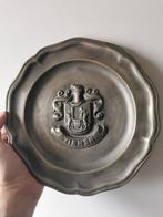 Tinnen bord wapenschild Tienen, Ophalen of Verzenden