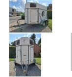 Van van Sluis 2 zitplaatsen, Dieren en Toebehoren, Paarden en Pony's | Trailers en Aanhangwagens, Ophalen, Zo goed als nieuw, Hout