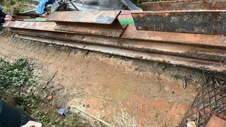 Poutrellen en L-ijzers, Doe-het-zelf en Bouw, Metalen, Gebruikt, Overige metalen, Ophalen