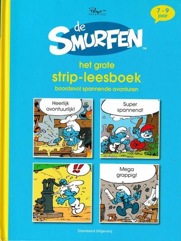 Boek/strip-De Smurfen - Het grote strip-leesboek. disponible aux enchères