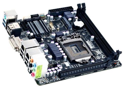 Gigabyte GA-B75N Mini-ITX socket 1155, Computers en Software, Moederborden, Gebruikt, Intel, DDR3, Ophalen of Verzenden