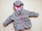 S.Oliver - Manteau doudoune gris clair à pois T.18 mois/80cm, Enlèvement ou Envoi, S.Olivier, Utilisé, Fille