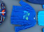 donker blauwe t-shirt met vissen 74-80/9-12m, Enfants & Bébés, Vêtements de bébé | Taille 74, Comme neuf, Enlèvement