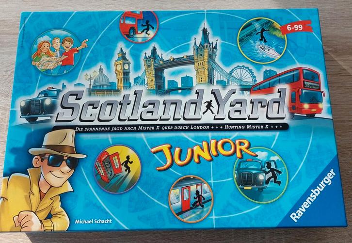 Scotland yard junior  Ravensburger, Hobby en Vrije tijd, Gezelschapsspellen | Bordspellen, Zo goed als nieuw, Ophalen of Verzenden
