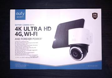 Bundelset: Bewakingscamera LTE 4K Eufy + 4G& Wi-FHomebase 3 beschikbaar voor biedingen