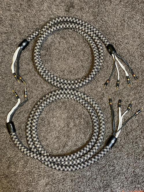 Viablue SC-6 Air silver Bi-wire speakerkabel, Audio, Tv en Foto, Audiokabels en Televisiekabels, Gebruikt, Luidsprekerkabel, Ophalen of Verzenden