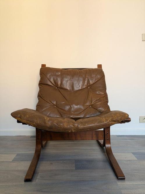 4 design lounge chairs Ingmar Relling Type Westnofa Siesta, Huis en Inrichting, Fauteuils, Gebruikt, Hout, Leer, Stof, Ophalen