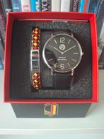 Montre red devils noir silver ice watch + bracelet, Enlèvement, Neuf