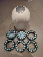 Poubelle à couches Timmer Tippee avec 6 recharges, Enlèvement ou Envoi