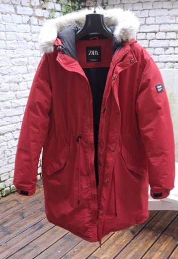 Parka voor heren, groot donsjack beschikbaar voor biedingen