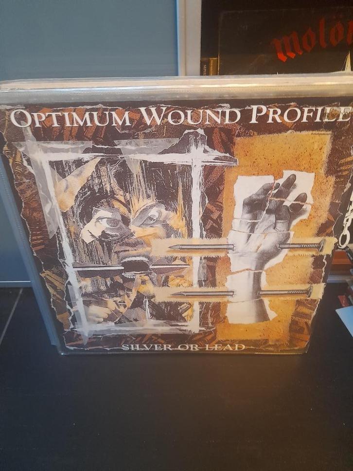lp - optimum wound profile - silver or lead - vak 7, Cd's en Dvd's, Vinyl | Hardrock en Metal, Zo goed als nieuw, Ophalen of Verzenden