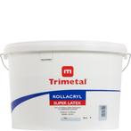 Trimetal Rollacryl super latex peinture 10L, Peinture, Enlèvement ou Envoi, Blanc, 10 à 15 litres