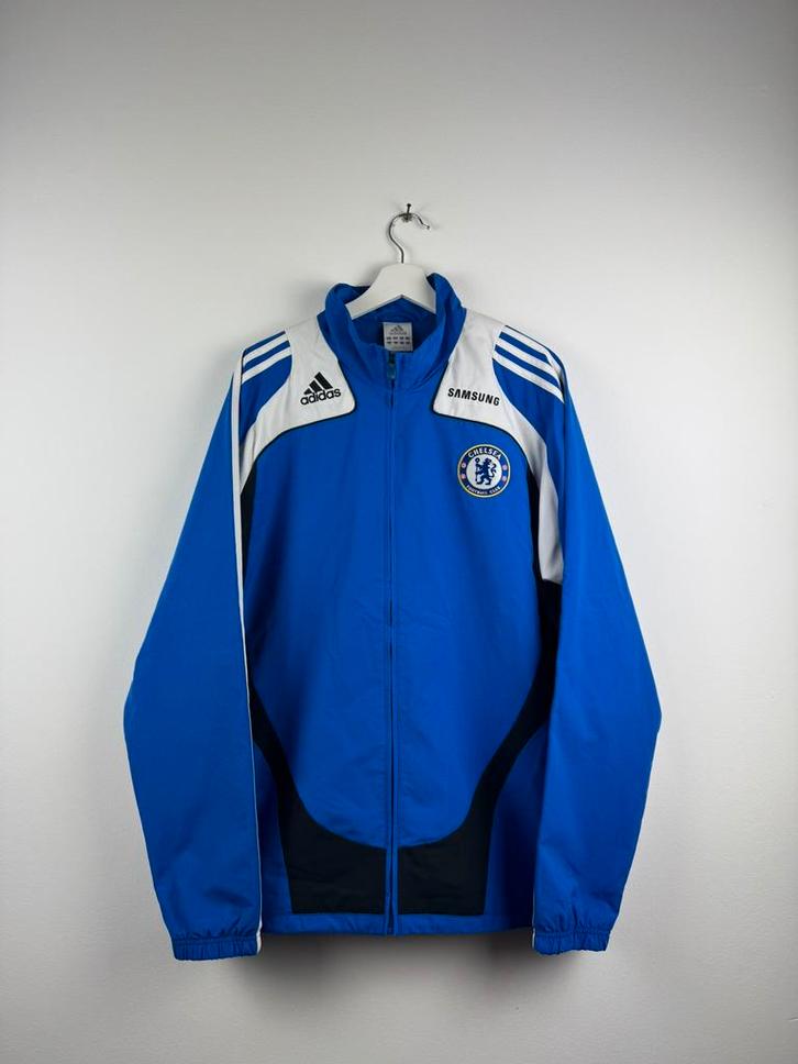 Chelsea 2008–2009 Adidas Track Jacket, Kleding | Heren, Sportkleding, Zo goed als nieuw, Voetbal, Blauw, Ophalen of Verzenden
