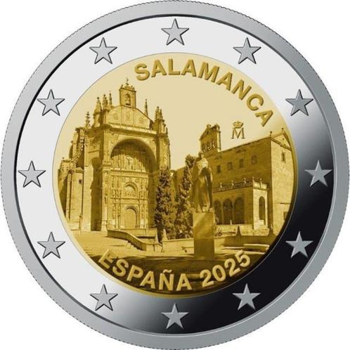2 euro herdenkingsmunt 2025 Spanje : Salamanca, Postzegels en Munten, Munten | Europa | Euromunten, Losse munt, 2 euro, Spanje