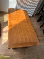 Eikenhouten robuuste salontafel, Huis en Inrichting, Ophalen, Gebruikt, 100 tot 150 cm, Klassiek